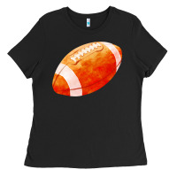 American Football  Pigskin  Gridiron Football Ladies Tee | Teevron