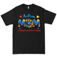 Black autism mom like a normal mom except much cooler Premium Tee - JahusDesignShop