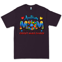 Plum autism mom like a normal mom except much cooler Premium Tee - JahusDesignShop