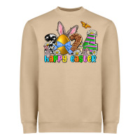 Mushroom 2024 Happy Easter Heavyweight Sweatshirt - NancyCooperArtShop