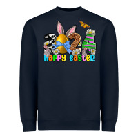 Navy 2024 Happy Easter Heavyweight Sweatshirt - NancyCooperArtShop