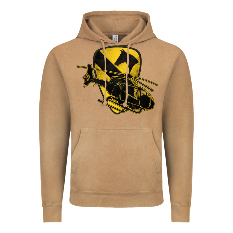 1st Cavalry Division Chopper Helicopter Air Cav Vintage Hoodie by Jasminsmagicworld | Teevron
