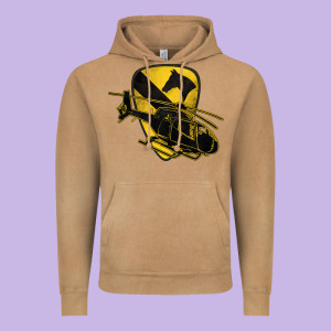 1st Cavalry Division Chopper Helicopter Air Cav Vintage Hoodie Designed By Jasminsmagicworld