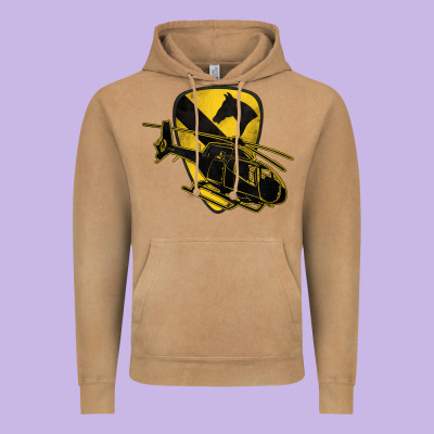 1st Cavalry Division Chopper Helicopter Air Cav Vintage Hoodie Designed By Jasminsmagicworld