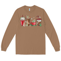 Toasted Coconut christmas tree cake and coffee cups Long Sleeve Tee - MaliasSmallBusiness