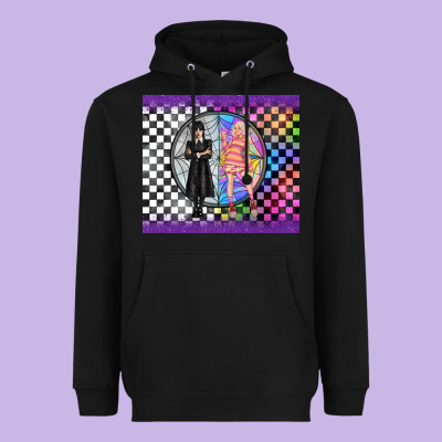 Gothic Girl Horror Family Heavyweight Hoodie Designed By Tumblerdesignbyshophia