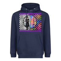 Navy gothic girl horror family Heavyweight Hoodie - TumblerDesignByShophia