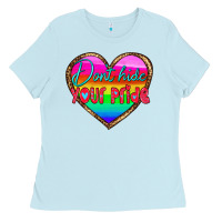 Baby Blue dont hide your pride Ladies Tee - HRA Design Shop