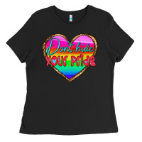 Black dont hide your pride Ladies Tee - HRA Design Shop