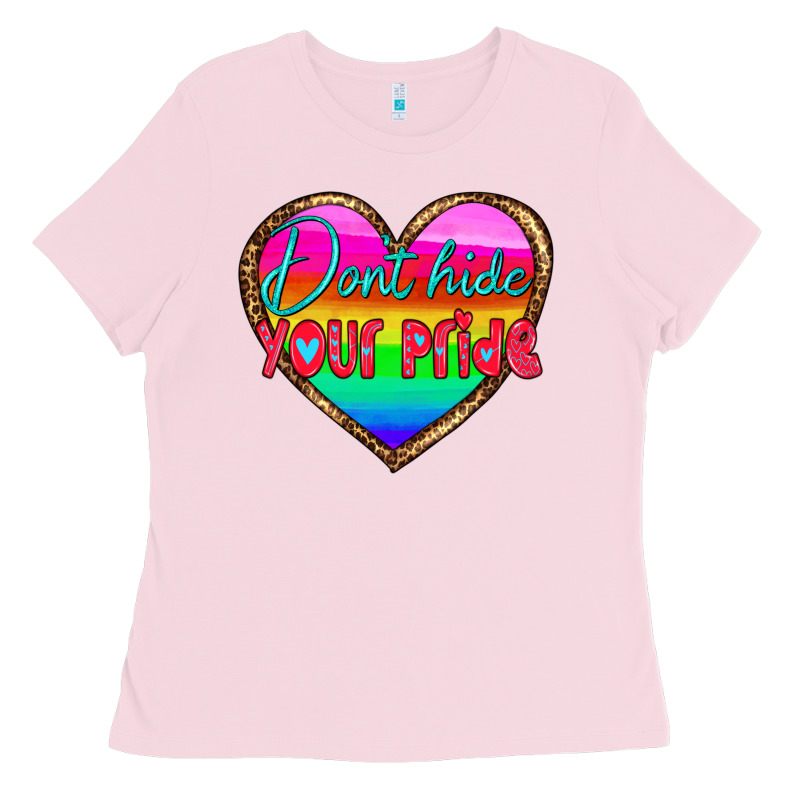 Dont Hide Your Pride Ladies Tee by HRA Design Shop | Teevron