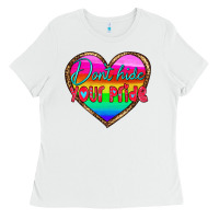 White dont hide your pride Ladies Tee - HRA Design Shop