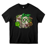Black Charolais St. Patrick's Day Heavy Core Tee - OliviaCreatesArt