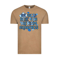 Vintage Coffee we wear blue for autism awareness Vintage Tee - MaliasSmallBusiness