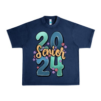 Navy senior 2024 Urban Heavy Tee - MaliasSmallBusiness