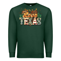 Sports Green Love Texas 4th of july Premium Sweatshirt - HowdyJamesFarm