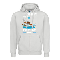 Dove Grey Oh Ship, It's My Birthday Zipper Hoodie - Bettercallsaul