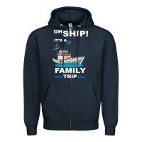 Navy Oh Ship, It's My Birthday Zipper Hoodie - Bettercallsaul