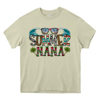 Mossy summer nana Heavy Core Tee - CowhideDigitalArt