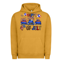 Pigment Peanut Butter Western Truck Hello Fourth Of July America Urban Hoodie - FaDigitalArtStudio
