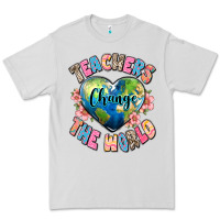 Dove Grey teachers change the world Premium Tee - JahusDesignShop