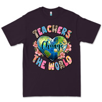 Plum teachers change the world Premium Tee - JahusDesignShop