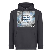 Smoke feeling kinda idgaf ish today with leopard and gli Heavyweight Hoodie - TumblerDesignByShophia
