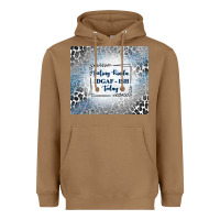Toasted Coconut feeling kinda idgaf ish today with leopard and gli Heavyweight Hoodie - TumblerDesignByShophia