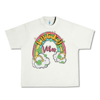 Pistachio lucky vibes Urban Heavy Tee - MaliasSmallBusiness
