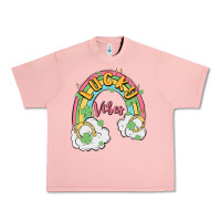 Salmon lucky vibes Urban Heavy Tee - MaliasSmallBusiness