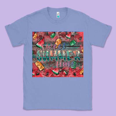 Summer Vibes Classic Tee Designed By Cowhidedigitalart