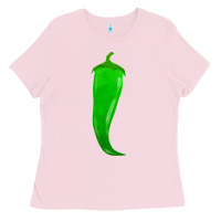 Bubblegum Pink ananemi chilli pepper fa element Ladies Tee - FaDigitalArtStudio
