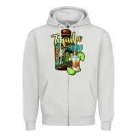 Dove Grey Tequila Squad Zipper Hoodie - Bettercallsaul