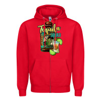 Red Tequila Squad Zipper Hoodie - Bettercallsaul