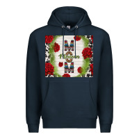 Navy mexican mom with roses Premium Hoodie - TumblerDesignByShophia
