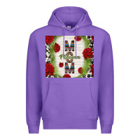 Purple mexican mom with roses Premium Hoodie - TumblerDesignByShophia