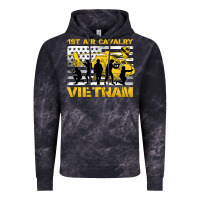 Cloud Black 1st air cavalry vietnam veteran Vintage Hoodie - Jasminsmagicworld