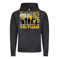 Vintage Black 1st air cavalry vietnam veteran Vintage Hoodie - Jasminsmagicworld