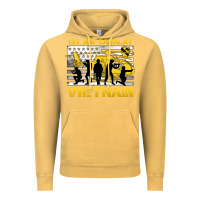 Vintage Mustard 1st air cavalry vietnam veteran Vintage Hoodie - Jasminsmagicworld