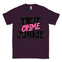 Plum true crime junkie Classic Tee - MaliasSmallBusiness