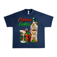 Navy christmas cocktail martini and gift Urban Heavy Tee - AdoDesignShop
