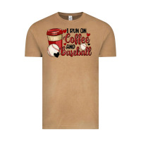 Vintage Camel i run on coffee and baseball Vintage Tee - MaliasSmallBusiness