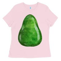 Bubblegum Pink avocado fa element Ladies Tee - FaDigitalArtStudio