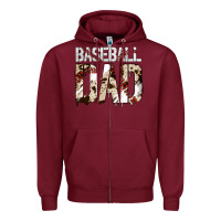 Burgundy Baseball American Dad Zipper Hoodie - Bettercallsaul