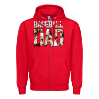 Red Baseball American Dad Zipper Hoodie - Bettercallsaul