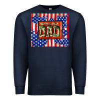 Navy world best dad Premium Sweatshirt - TumblerDesignByShophia
