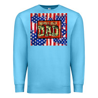 Ocean Blue world best dad Premium Sweatshirt - TumblerDesignByShophia