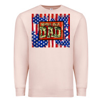 Pale Pink world best dad Premium Sweatshirt - TumblerDesignByShophia