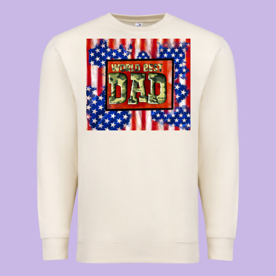 World Best Dad Premium Sweatshirt Designed By Tumblerdesignbyshophia