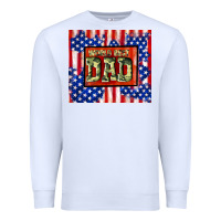 White world best dad Premium Sweatshirt - TumblerDesignByShophia