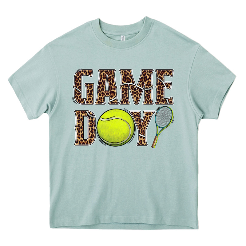 Tennis Game Day Heavy Core Tee by BarkalooDesign | Teevron